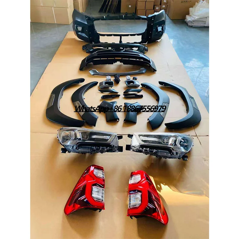 

Newest Body Kit Parts for HILUX VIGO 2016- 2018 Upgrade to ROCCO 2020 2021 Model