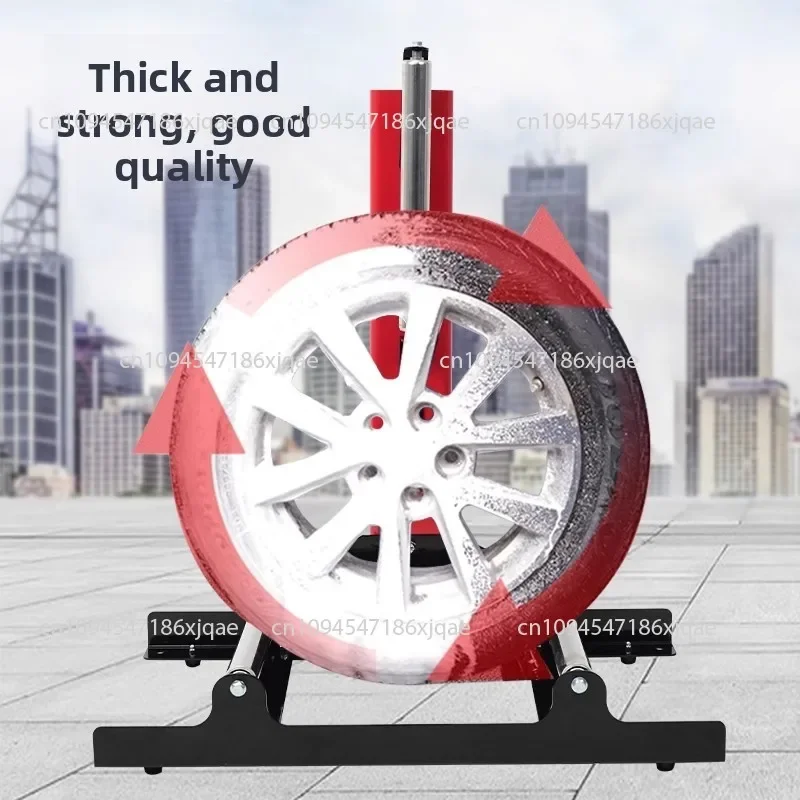 

Professional Car Tire Wheel Hub Cleaning Rack, Rotating Rolling Wheel Hub, Special Car Wash Shelf