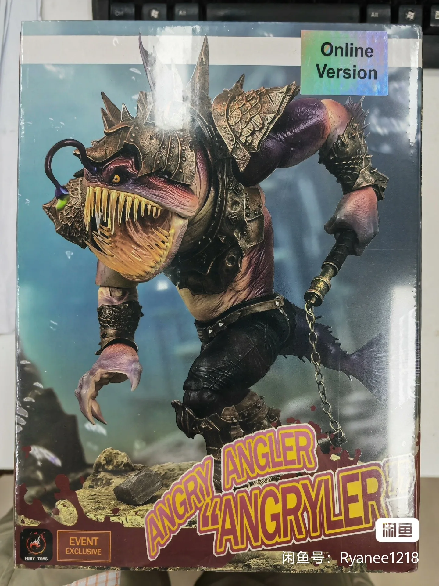

Genuine Furytoys Fury The Monsters Lantern Fish Action Figures Anime Mountain Sea Demon Record Lantern Fish Decor Model Toy Gift