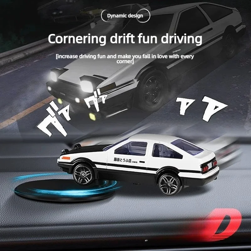 

Car Ornaments Interior Decoration Drift Tail Swing Rotating Toy Model Center Console Dashboard Turning Racing Model Decor