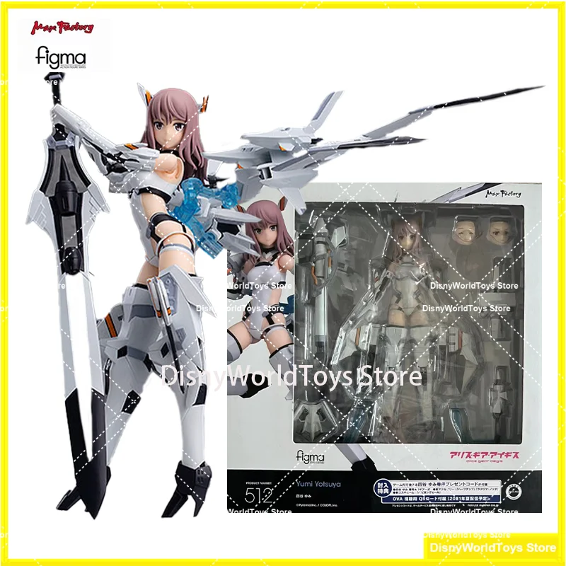 

100% Original Figma 512 Alice Gear Aegis Yumi Yotsuya In Stock Anime Action Collection Figures Model Toys