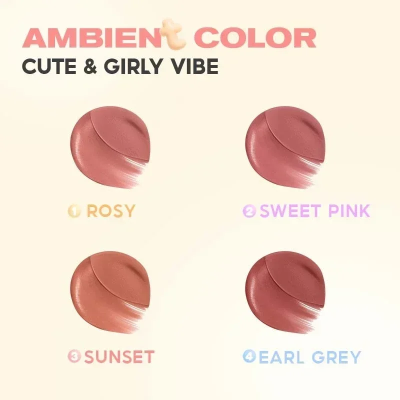 Colorkey 3 In 1 Multifunctionele Blush Crème Oogschaduw Lippenstift Blush Zacht En Gemakkelijk Te Mengen Gezicht Make-Up