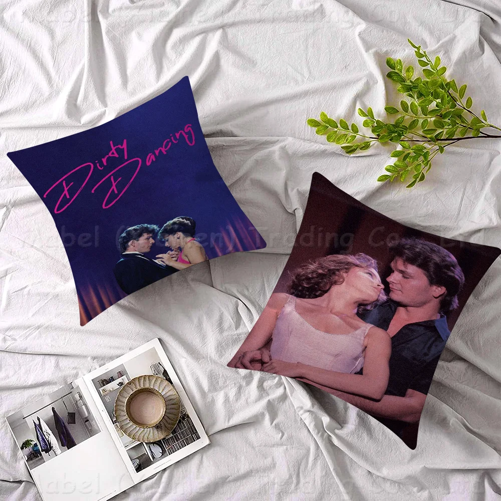 

80s Classic Movie Dirty Dancing Stitch Lucky Dragon Pillow Cover Sofa Cushion Cover Home Room Decoration Children Gift