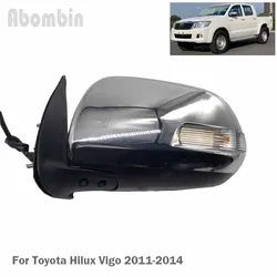 Car Door Rear View Mirror Assy Side Mirror Assembly For Toyota Hilux Vigo 2011 2012 2013 2014 OEM 87940-0K720  87910-0K720