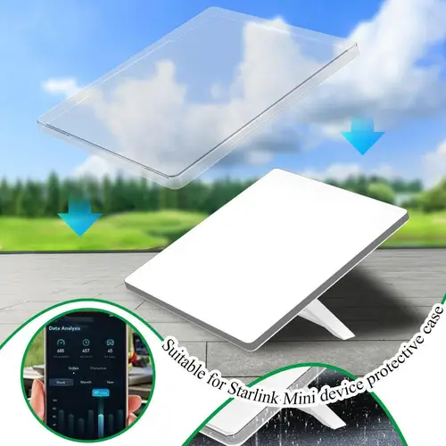 Cubierta protectora para Mini dispositivo Starlink, cubierta protectora para Mini antena de plástico, funda protectora, accesorios para satélite