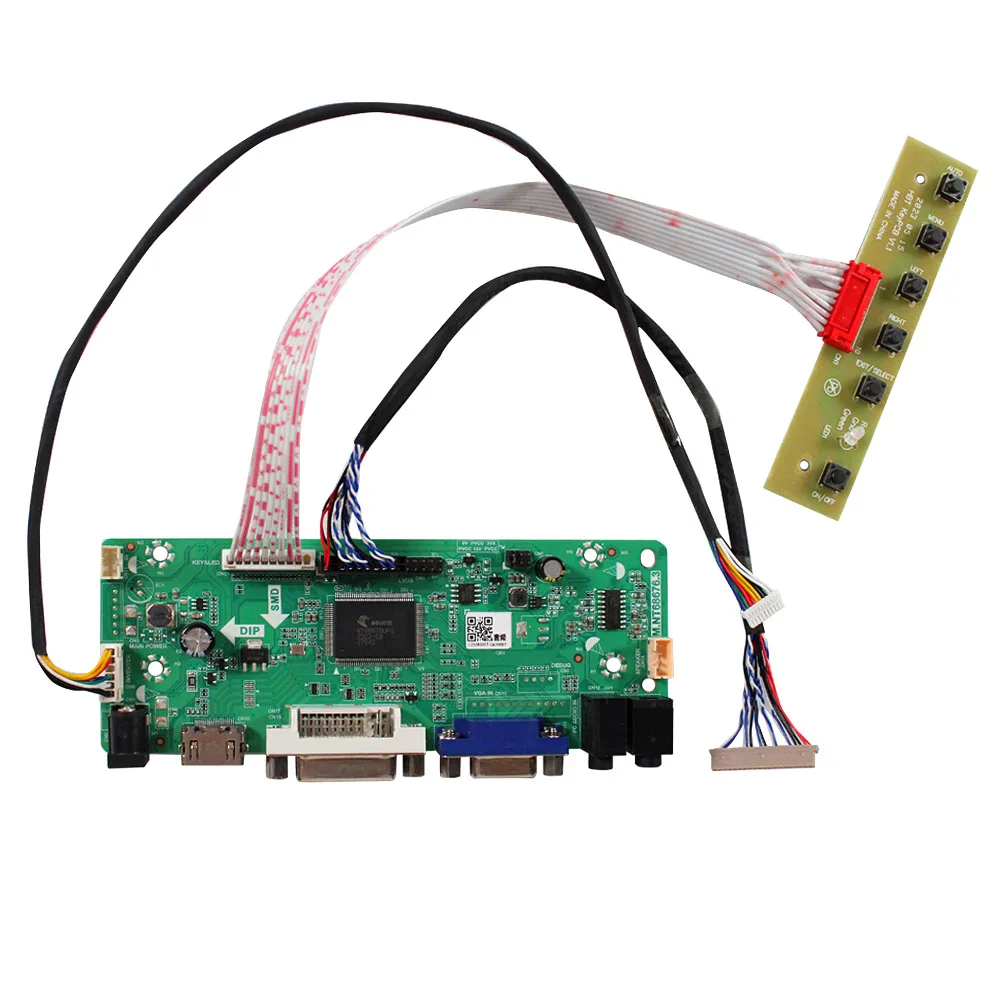 

HD MI DVI VGA LCD Controller Board PCB Circuit Board For 12.1inch G121X1-L04 G121XCE 1024X768 LCD Screen