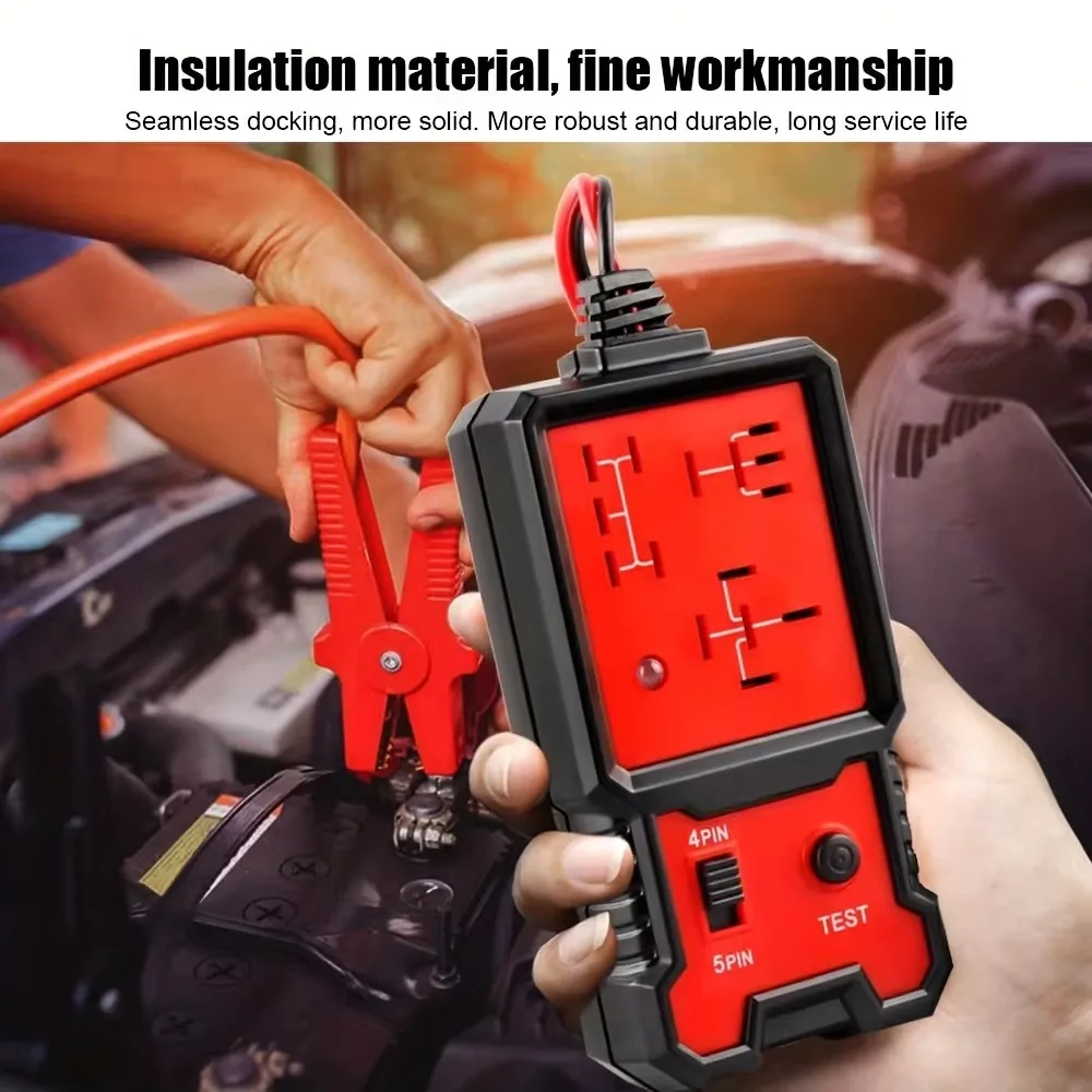 เครื่องทดสอบรีเลย์รถยนต์12V เครื่องมือวินิจฉัยรถยนต์สายอุปกรณ์เสริมรถยนต์เครื่องทดสอบรีเลย์รถยนต์อิเล็กทรอนิกส์
