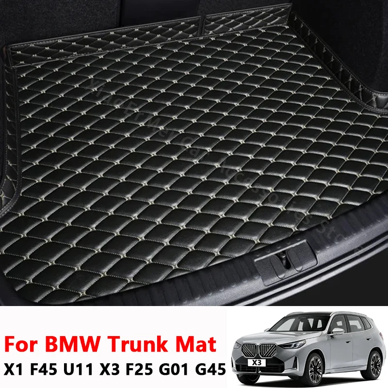 bmw-x3-g45-g01-f25-x1-u11-ix1-f45用カートランクマット、リアトランクプロテクターパッド、カーゴライナー、テールブートトレイカバー、カーアクセサリー