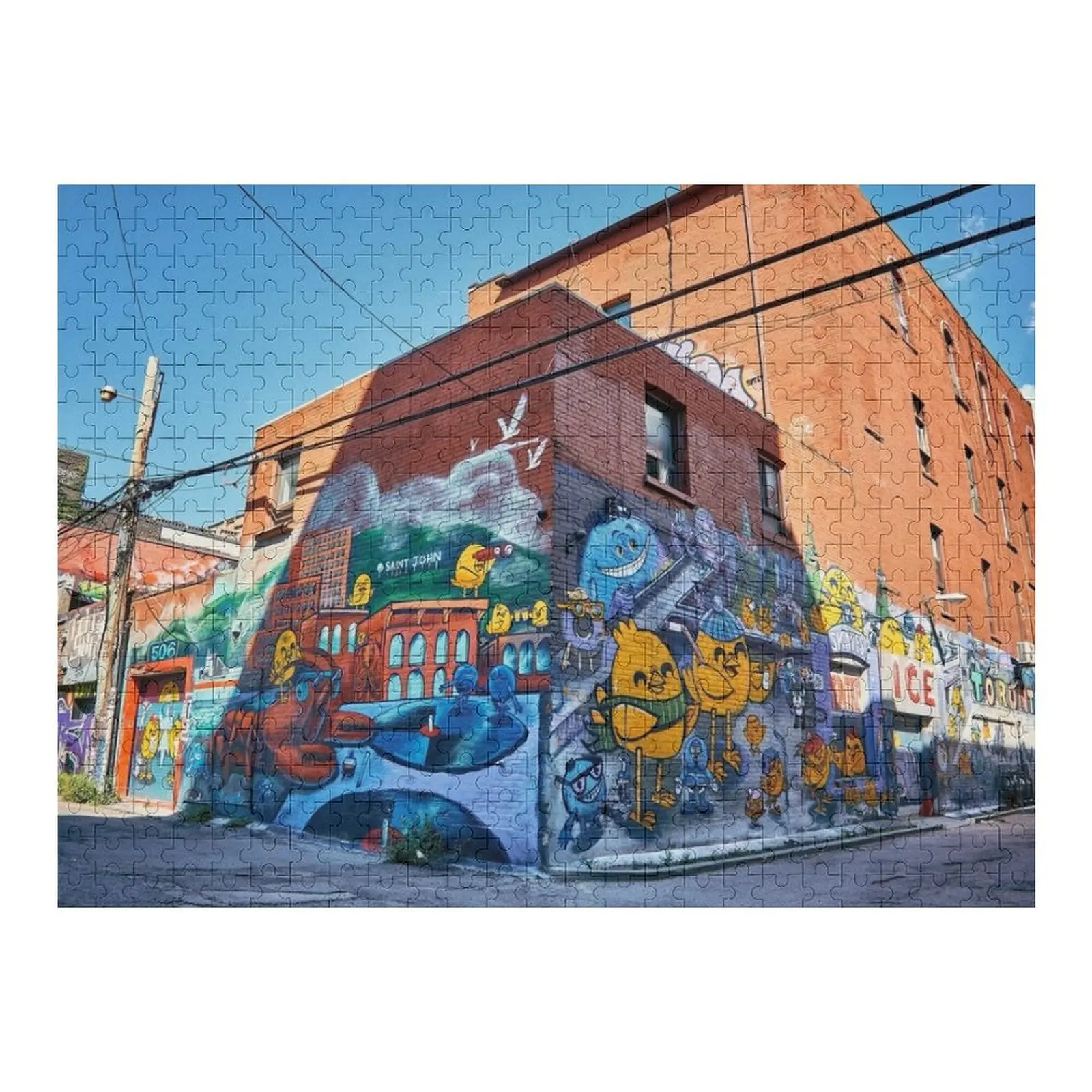 

Graffiti corner Jigsaw Puzzle Custom Gift Novel Toys For Children 2022 Custom Photo Personalized Baby Object Puzzle