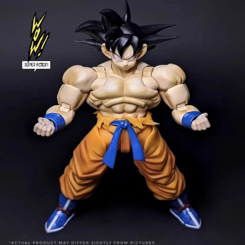 نجاح باهر سوبر موبايل أنيمي عمل الشكل لعبة دراغون بول SHF SSJ2 المبارزة الأولى الملك كوان كونغ نموذج Shf Wukong جمع تمثال اللعب الهدايا
