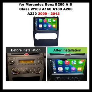 Android the 9 '' für Mercedes Benz B200 AB Klasse W169 A160 A180 A200 A220 2009 - 2012 GPS NAVI CAR Radio Wireless Video CarPlay 8 Haupt Multimidia Mercedes A200 Verkauf - №6
