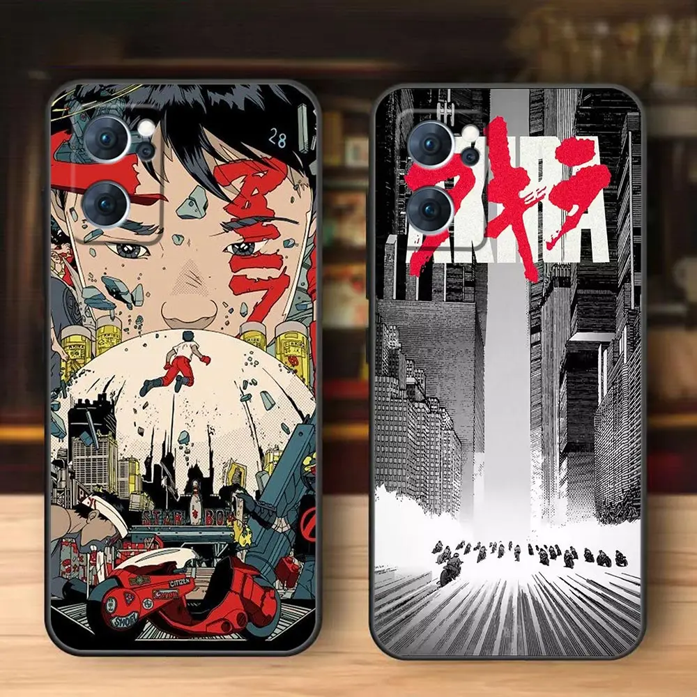 Anime A-AKIRA V-Voltron Phone Case For Realme GT 2 Neo 2 3 5 NARZO 50 50I 50A C55 C53 C35 C33 C31 C30 C21 C21Y C20 Case Funda