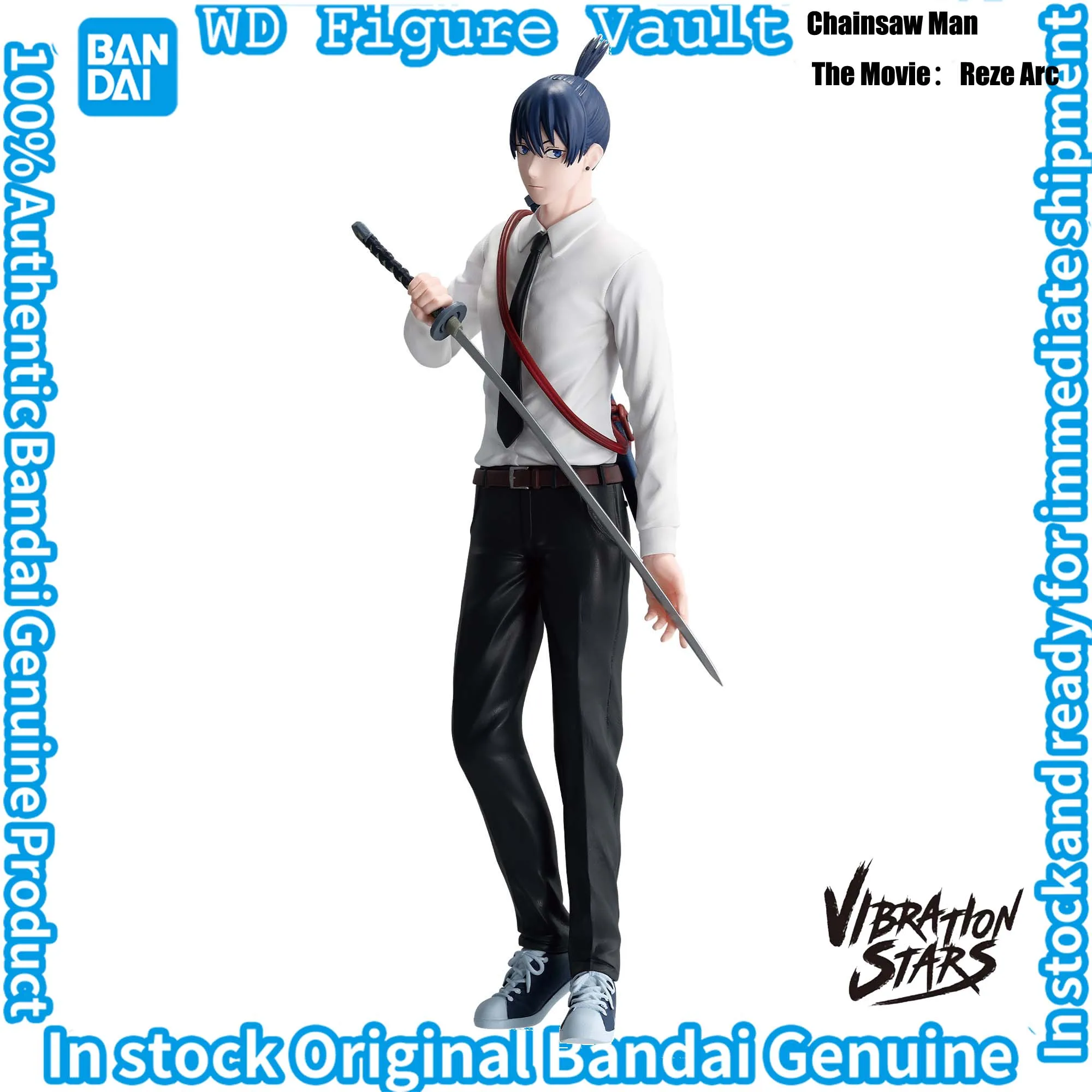 

Bandai официально лицензированная VIBRATION STARS Chainsaw Man The Movie Reze Arc Hayakawa Aki Коллекционная модель премиум-класса в подарок