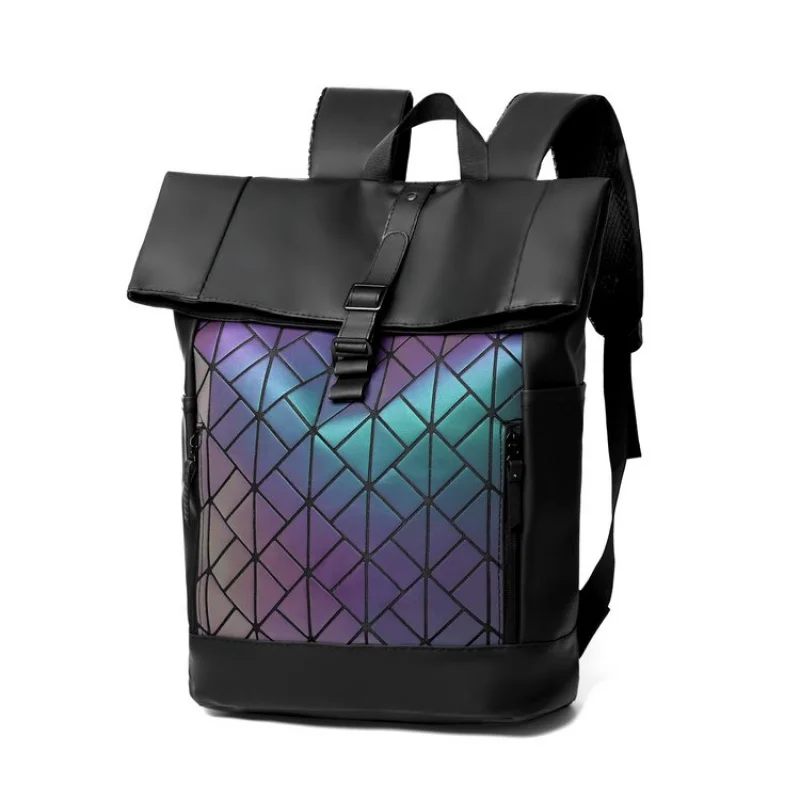 

Рюкзак из искусственной кожи для мужчин с множеством карманов, модный унисекс-рюкзак 2026 года, многофункциональная сумка для походов и путешествий