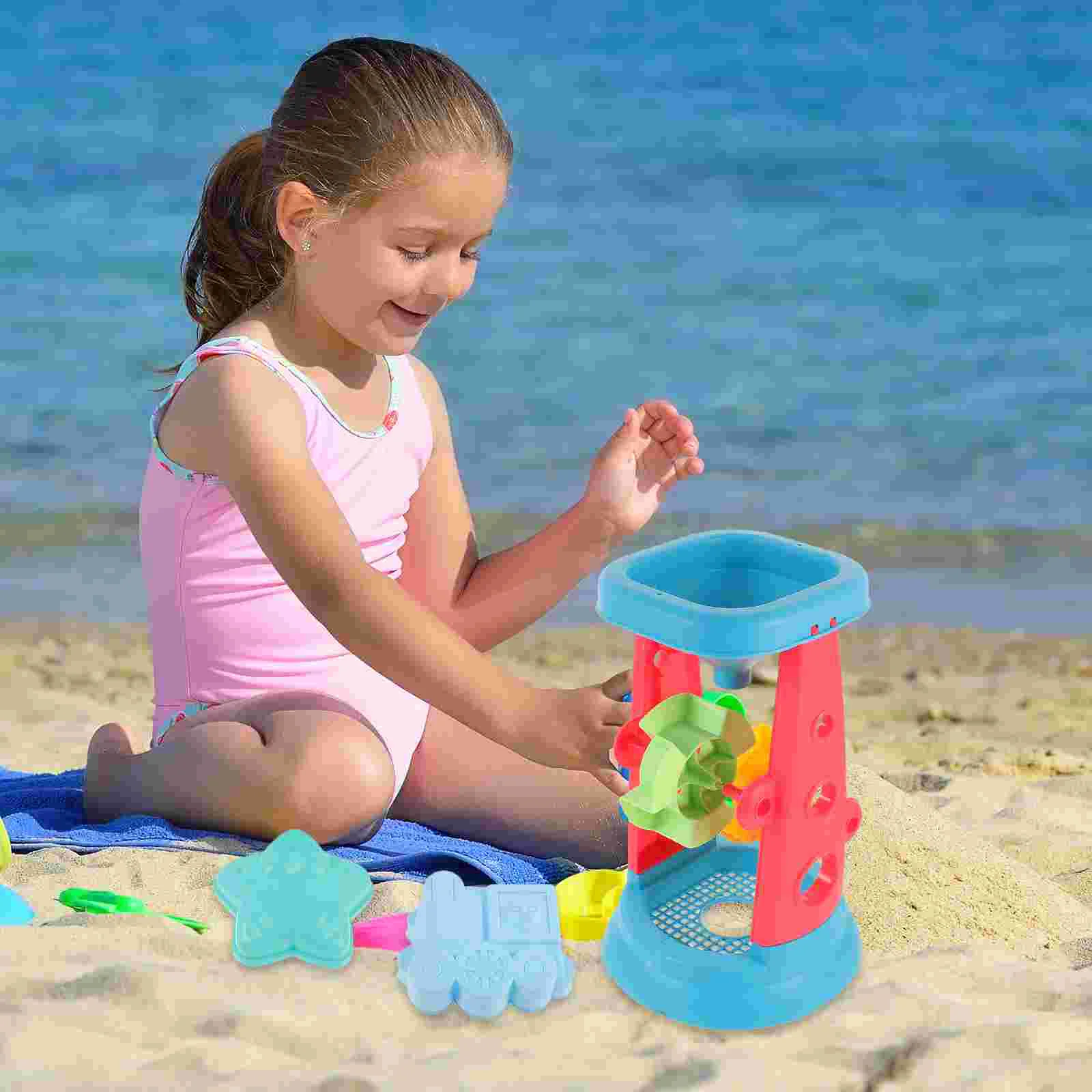 

8 Pcs/Set Hourglass Toys for Kids Baby Beach Developmental Sand Educational Funny Portable