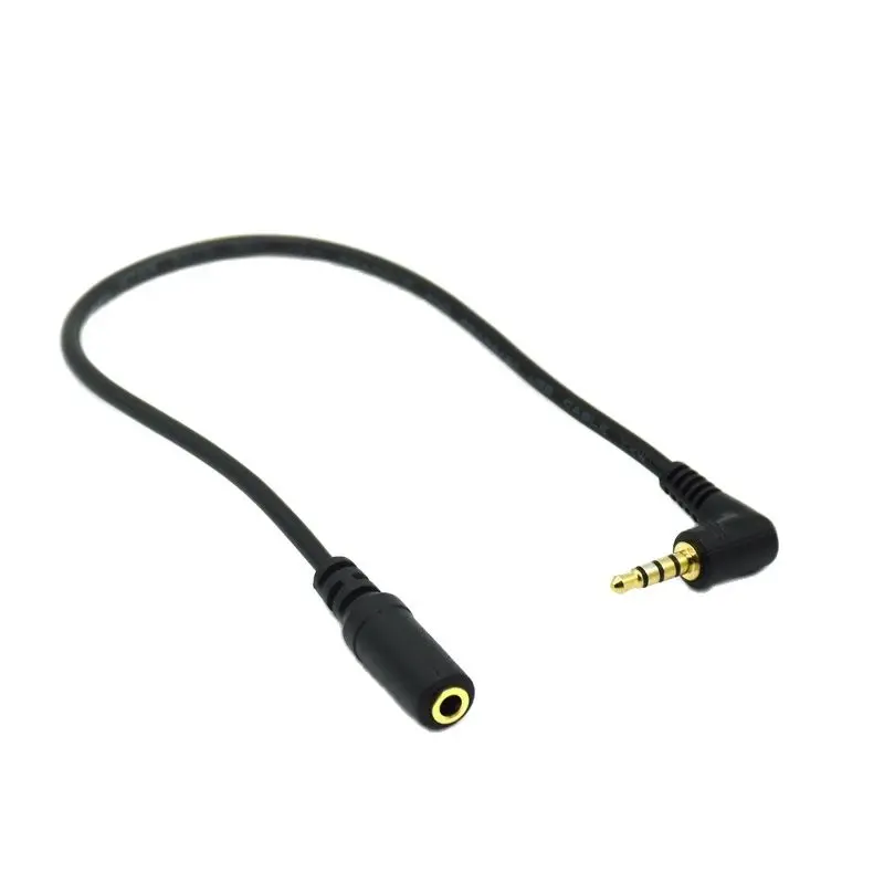 3.5mm Adapter Connector TRS toTRRS Converter Cable 3 Pole TRS Female to 4 Pole TRRS Male For Microphone Accessories