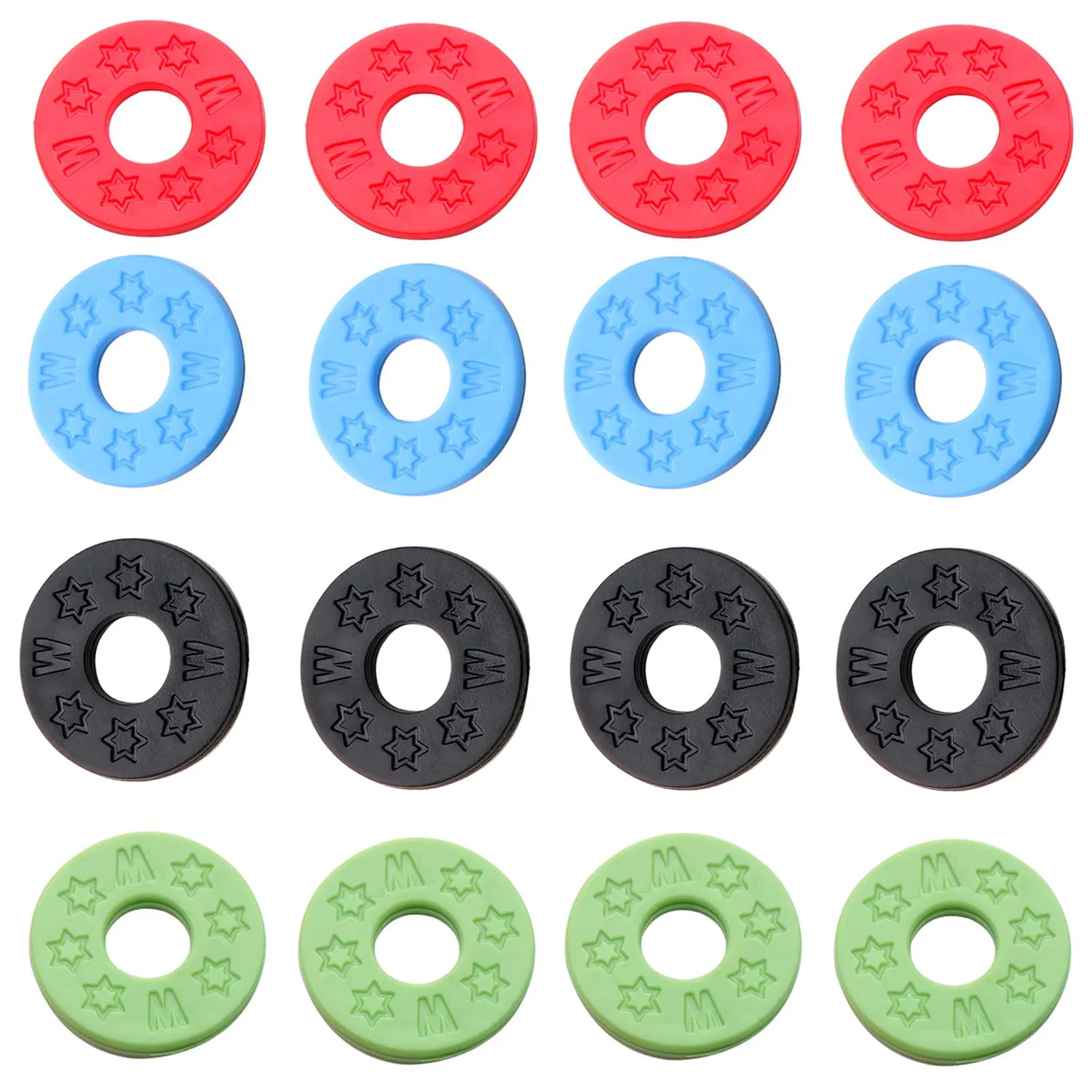 4pcs/lot Rubber Gasket for Guitar Strap, Silicone Strap Locks Protector 4 Colors Optional