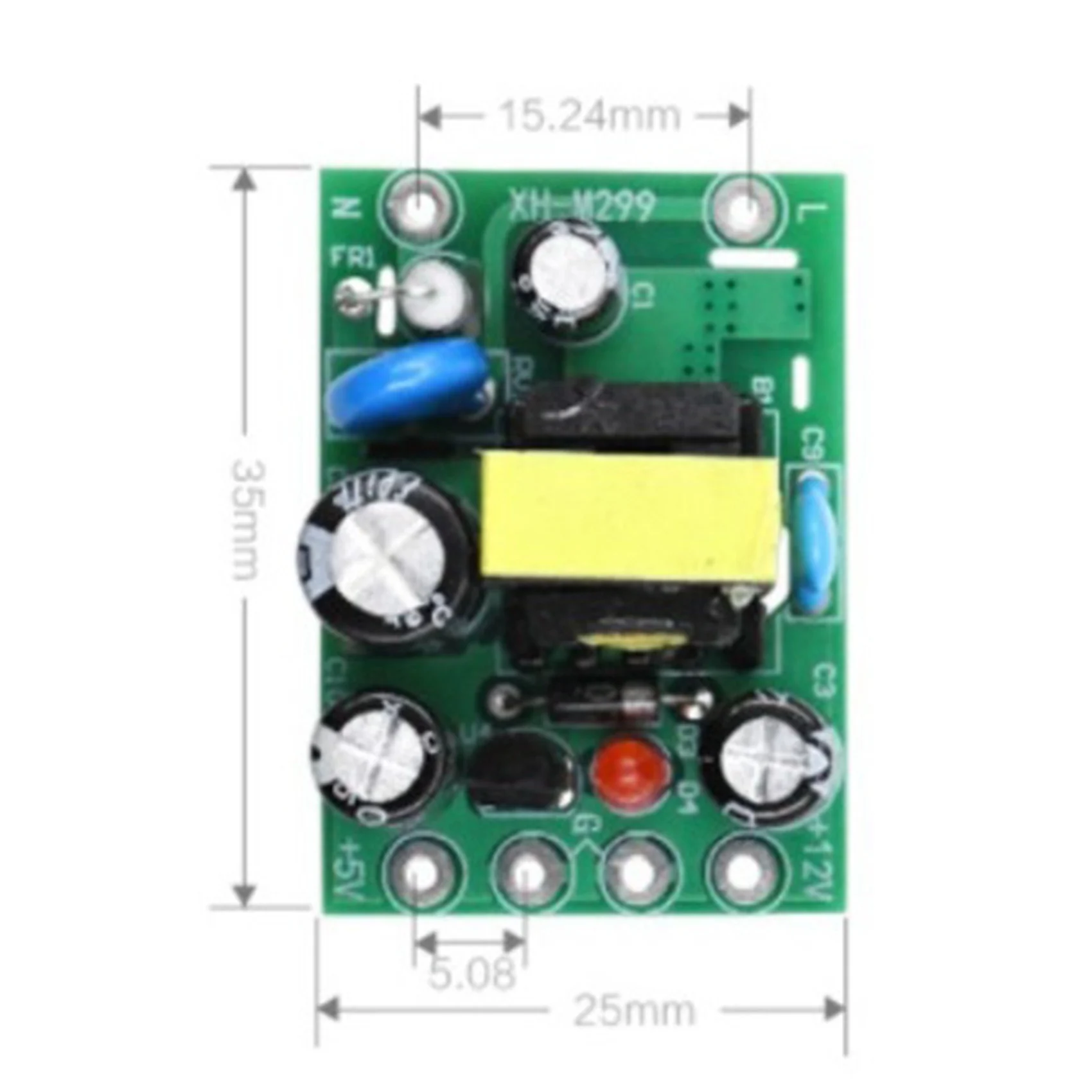 AT21-3X Xh-M299 Switching Power Supply Module Ac-Dc Isolated Pcb Board Input 110-220V Output 12V0.5A + 5V
