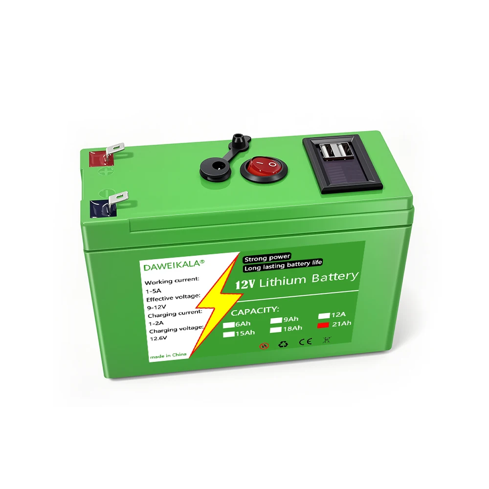 12V Battery 9Ah-21Ah 18650 Lithium Rechargeable Battery Pack for Sprayer Kid's Electric Toy Cars Audio Scale toy go-kart view 5