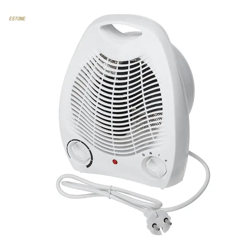 Space Heater 2 in 1 Portable Quiet  Circulating & Heating Modes Heater Fan Combo for Office Home Whole Room, White