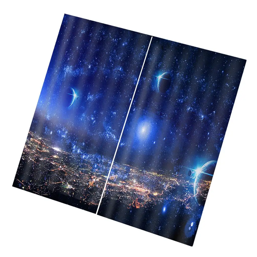 Waterproof Black-out Curtain Room Divider Digital Print Polyester Thermal Insulated Panel for Children Room