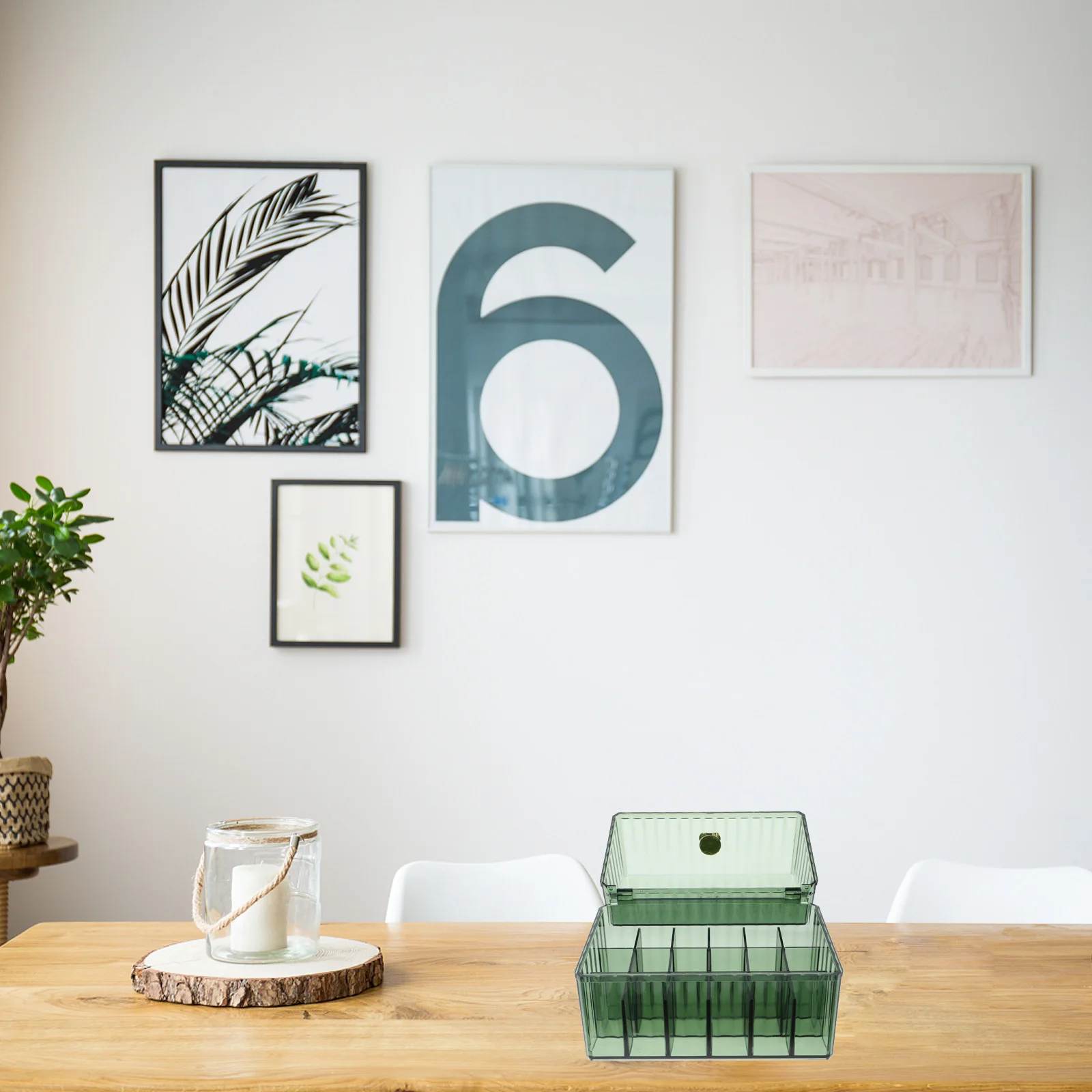 

Lipstick Holder Pet Cosmetics Storage Box Lightweight Desktop Organizer Lip Gloss Holder Makeup Stand Makeup Organizers