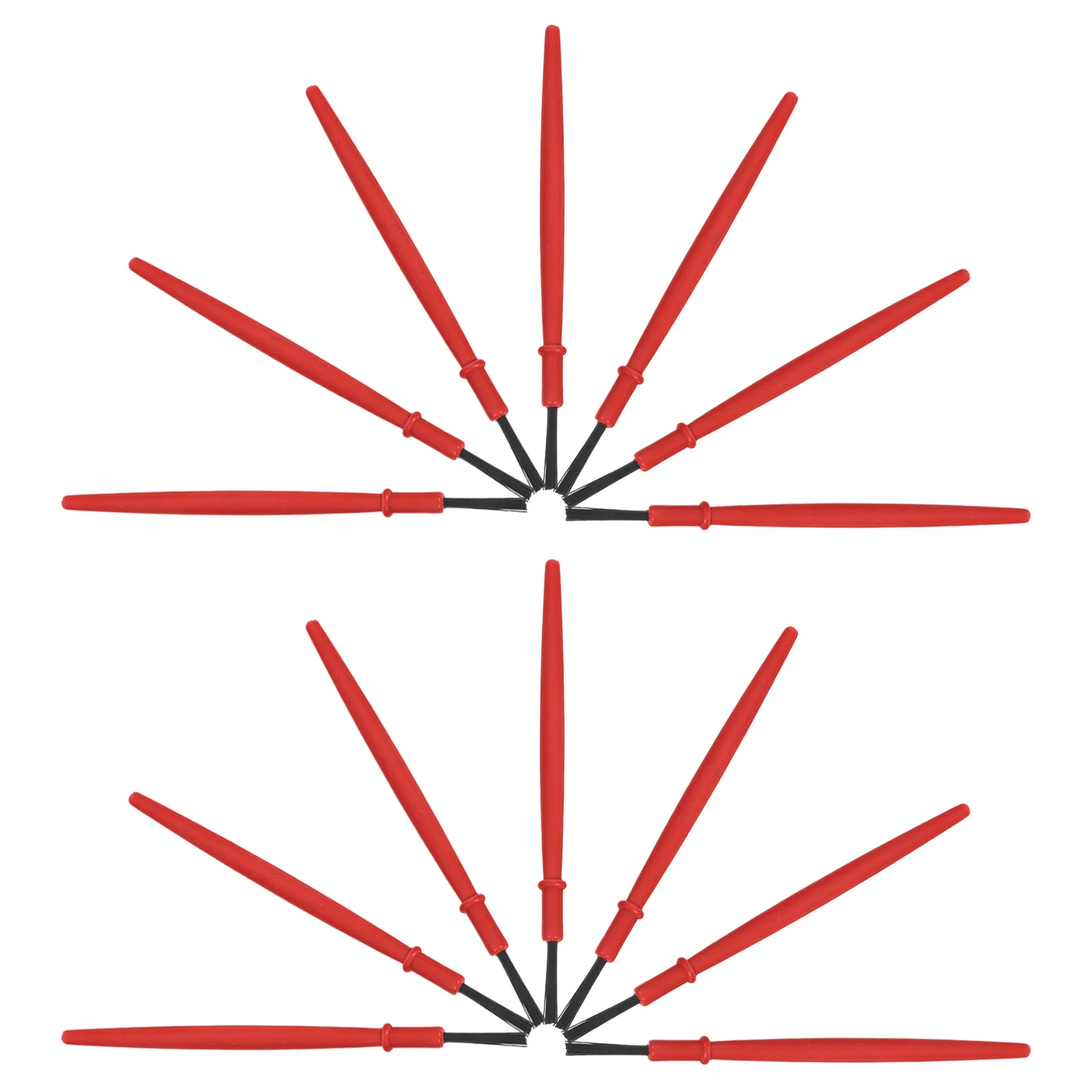 

200pcs 8.5Cm Small Detail Paint For Kids Watercolor Art Supplies Easy Clean Miniature Brush Kids Art Tools Plastic Round Brushes