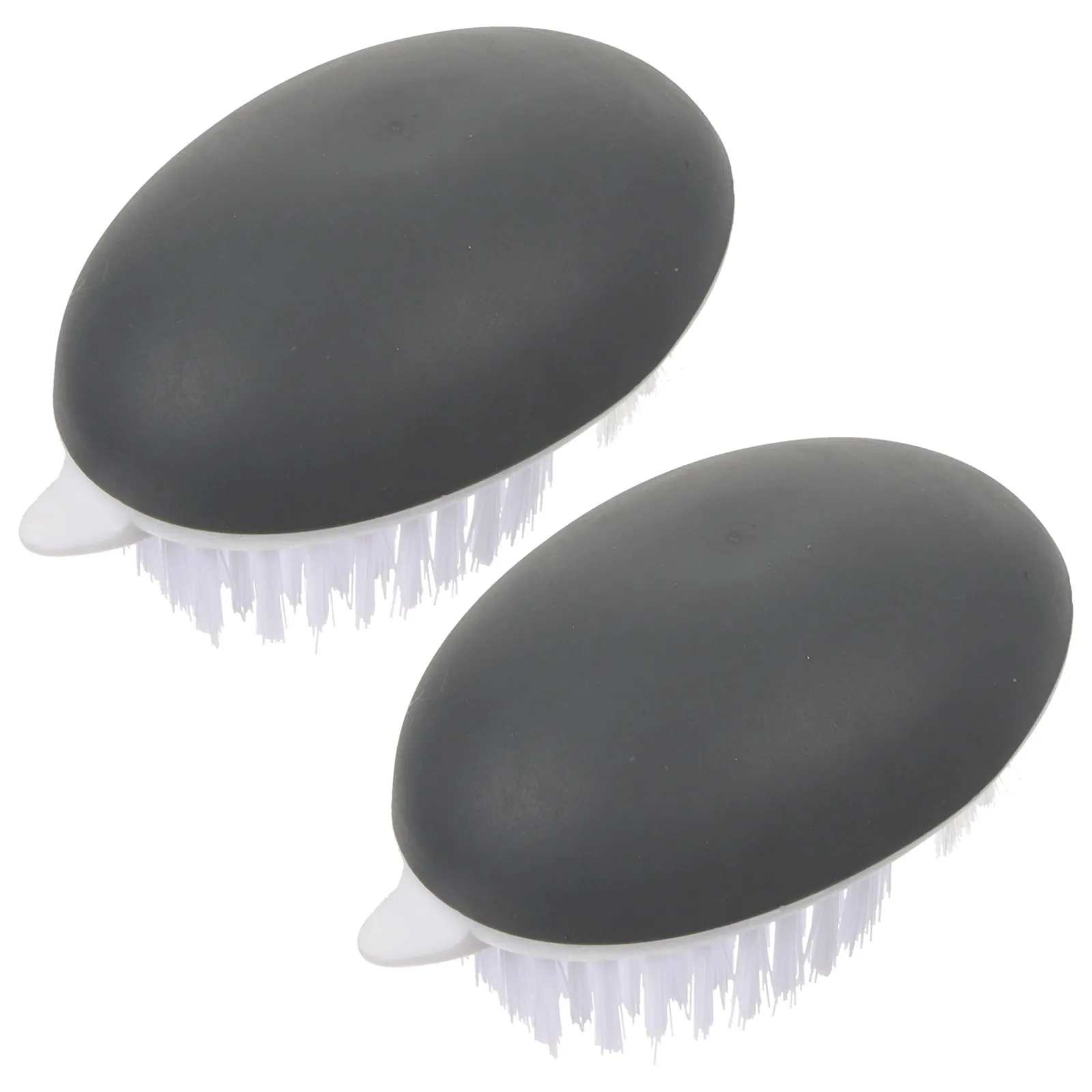 2Pcs Vegetable Brush Plastic Material Kitchen Use Vegetable Cleaner Fruit Scrubbing Brush Multi Use Fruit Cleaning Tool