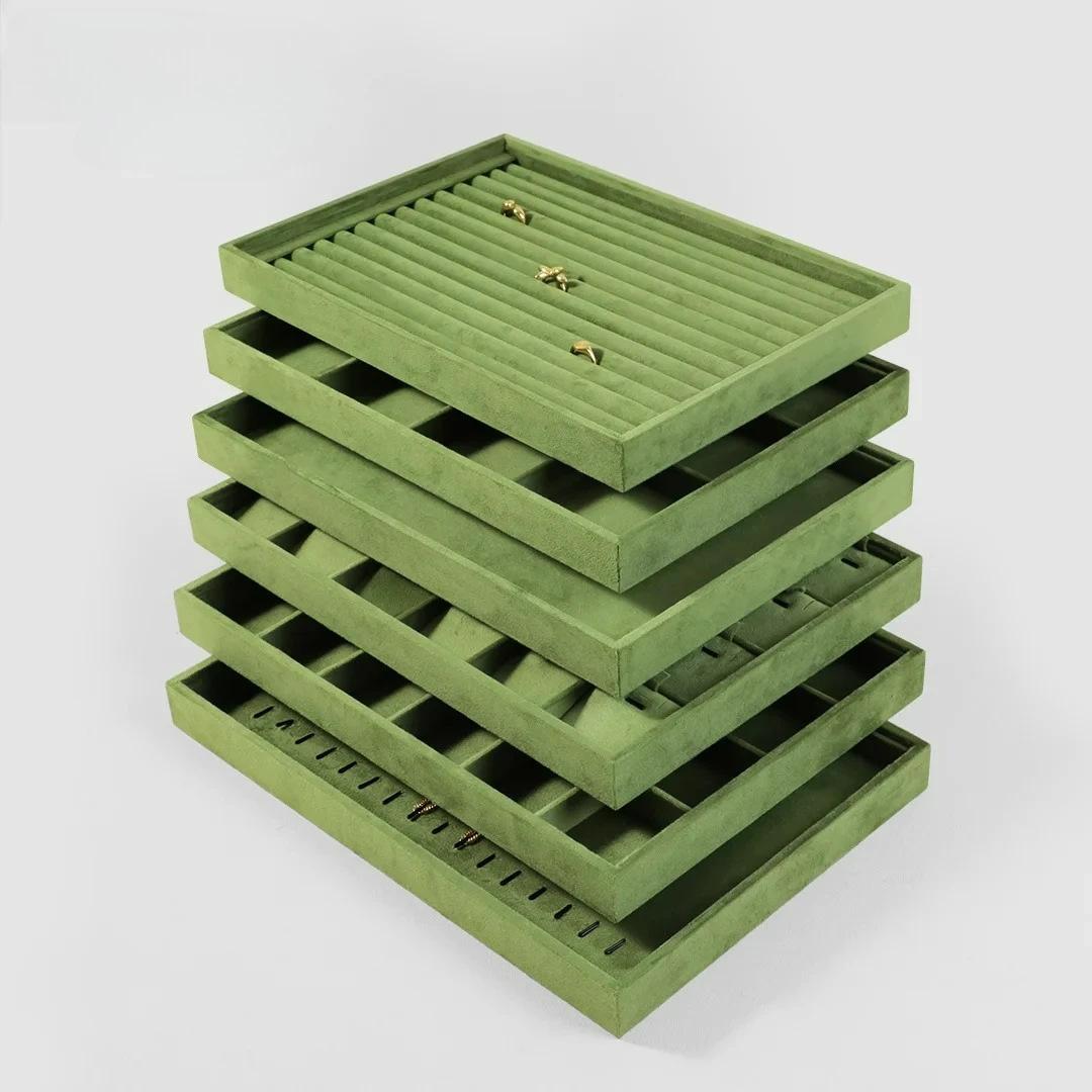 

Высококачественный бархатный лоток для хранения ювелирных изделий, браслет, кольцо, хрустальный браслет, лоток для дисплея, реквизит