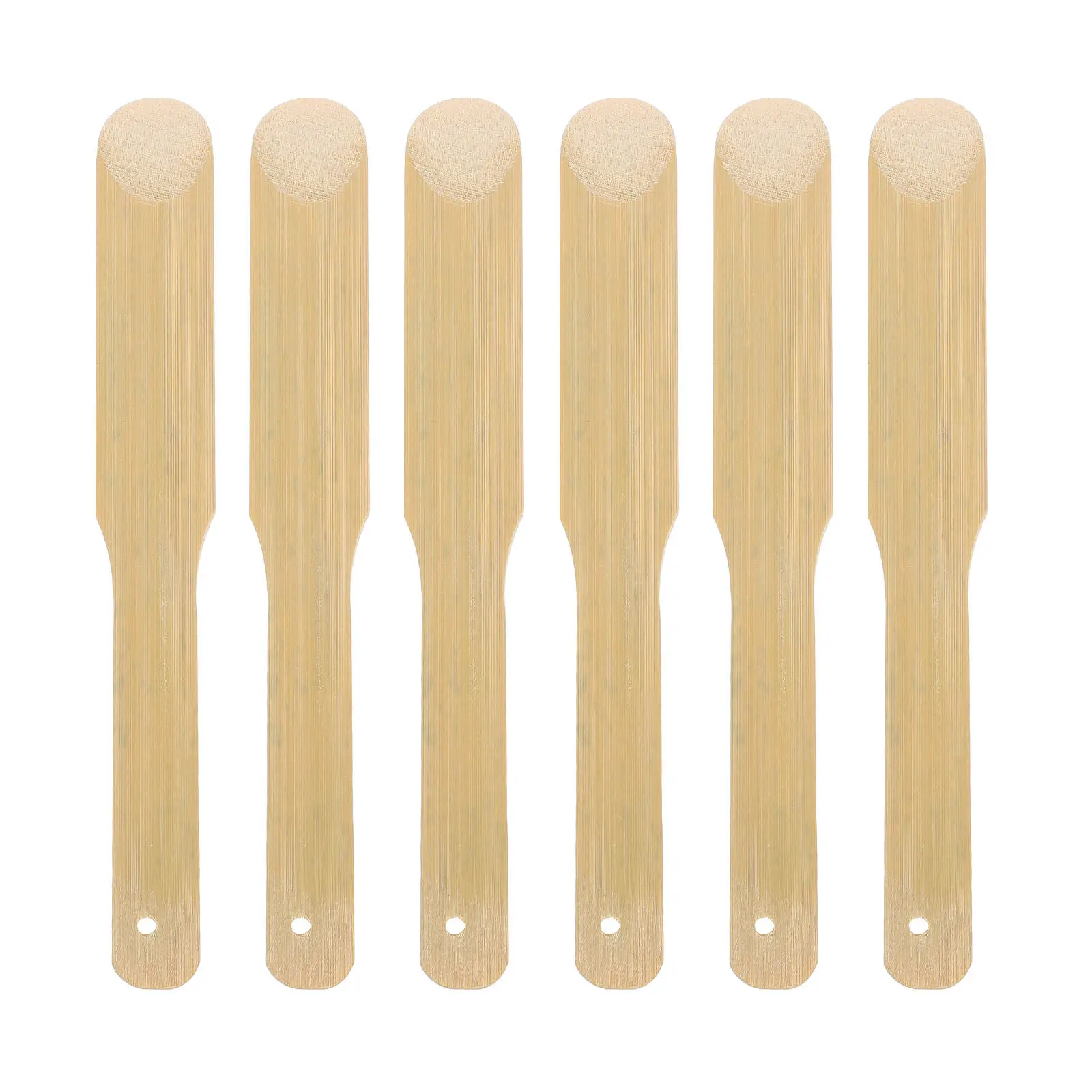 6Pcs Bamboo Dumpling Stuffing Spoon Set Eco Friendly Kitchen Gadget for Wonton Ravioli Empanada Mini Pie Filling Tools