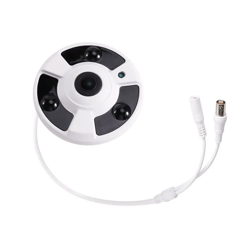 B50B-Day Night Security 2MP Dome Fisheye CCTV Camera 180° Panoramic AHD Wide Angle View TVI CVI 4IN1 1.7Mm Lens
