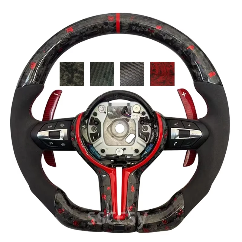 

Carbon Fiber Steering Wheel For BMW F10 F20 F30 M3 M6 F36 F22 F11 Car Accessories Steering Wheel Modification