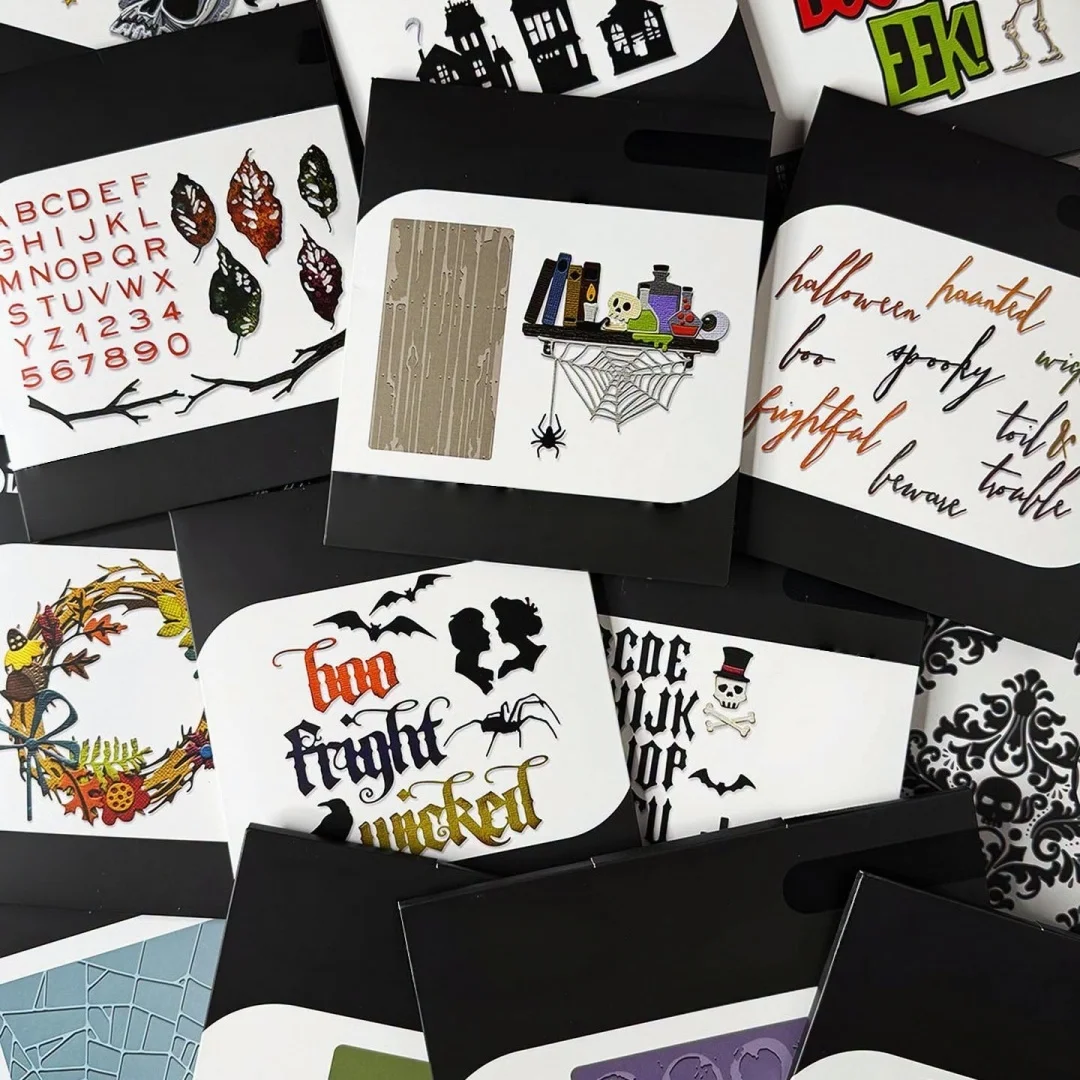 September 2026 Halloween Newest Metal Cutting Dies Clear Stamps for DIY Greeting Card Making Scrapbooking Craft Paper Decoration