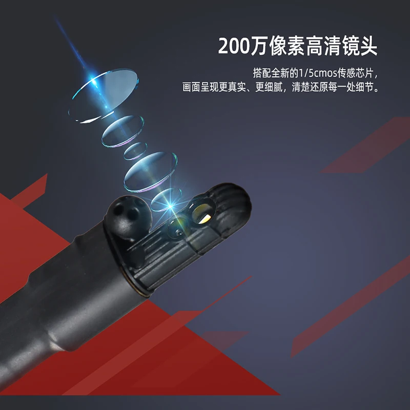 4,3 polegadas 8,5 mm portátil ar condicionado limpeza AV câmera endoscópica portátil