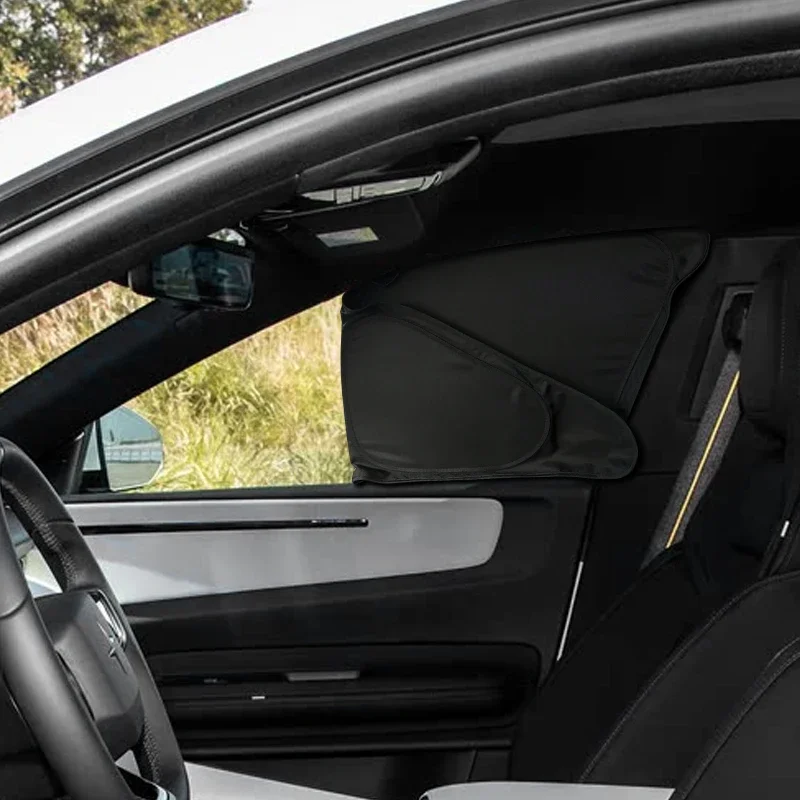 

For POLESTAR 4 2023-Present Car Black Window Privacy Sunshade Auto Anti-UV Heat Insulation Protect Cover Interior Accessory