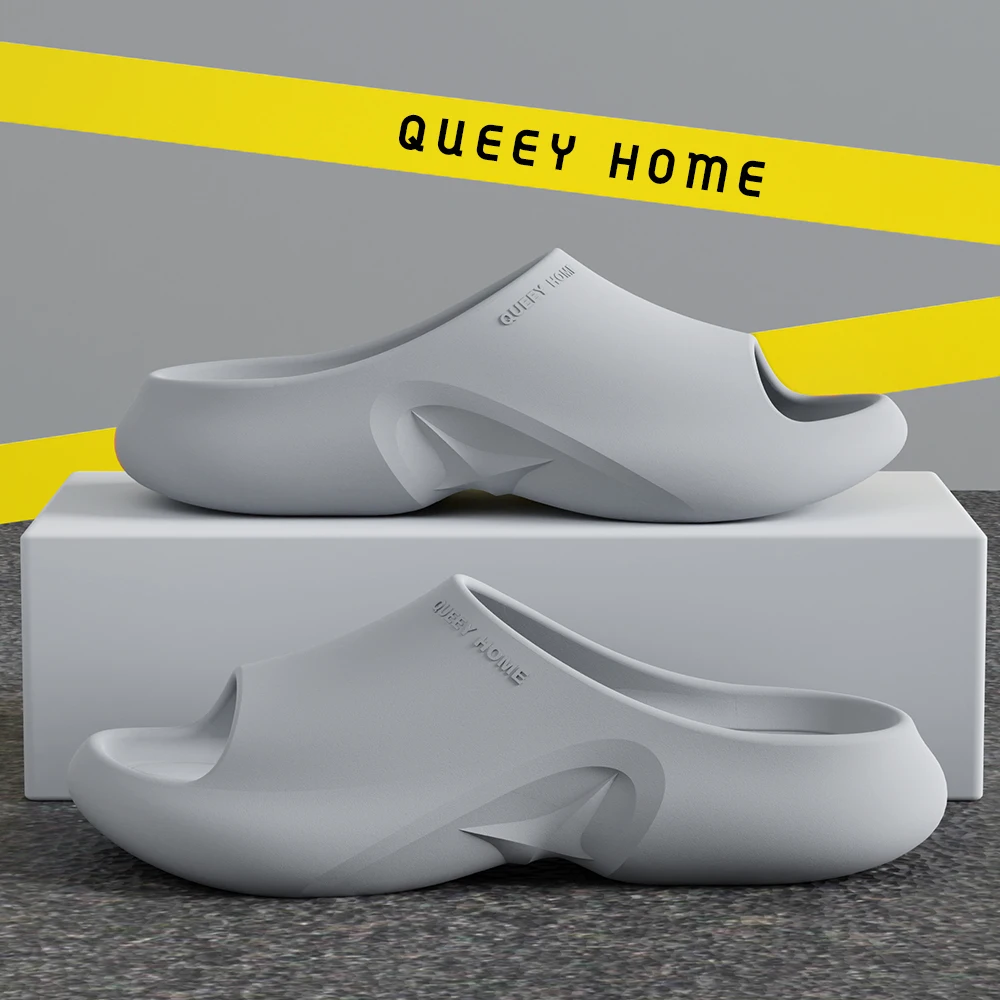 

Новые модные мужские спортивные туфли 2026 года: нескользящие пляжные сандалии, высококачественные шлепанцы из ЭВА для дома и улицы, удобные парные слайды