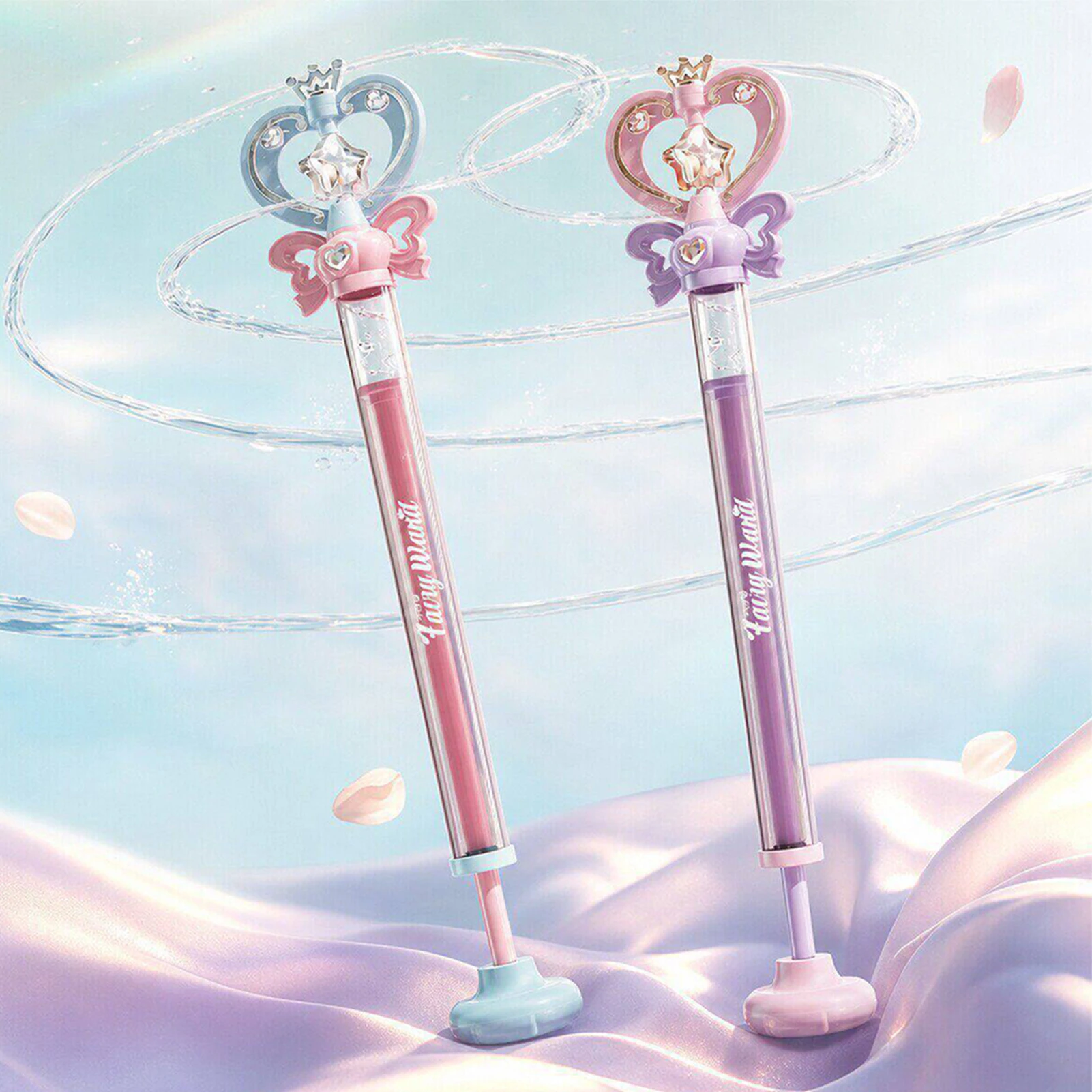 HOT Fairy Wand Water Spray Toy For Girls Kids Princess Summer Pull-Out Water Play Toy Pool Party Beach  Water Battle Gift