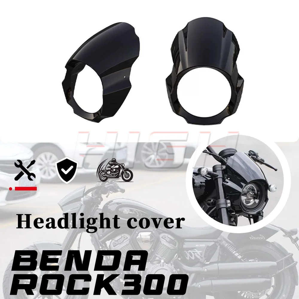 

Special-shaped headlight cover BENDA ROCK 300 pig head cover front windshield 300ROCK