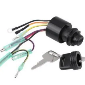 Wholesale application by manufacturer, key ignition switch for Mercury outboard machine control box