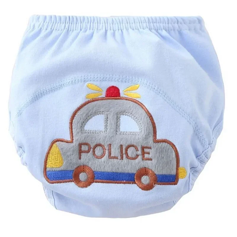 5pcs Boys Cotton Cloth Diaper Nappies Pants Reusable Washable Baby Pocket Waterproof Breathable Size 90 for 10-14kg