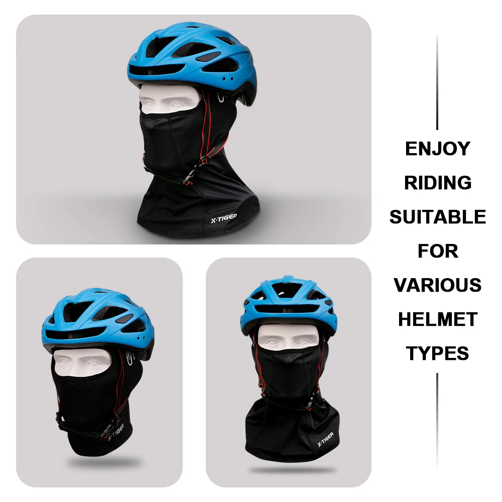 X-TIGER Ciclismo Cap Verão Legal Esportes Cachecol Balaclava Proteção Solar Da Bicicleta Completa Rosto Capa Headwear Escalada Chapéu De Patinação