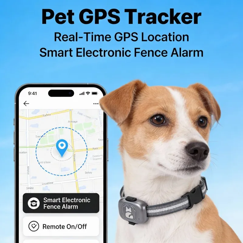 New GPS pet locator Smart wearable gps pet waterproof anti-theft tracker