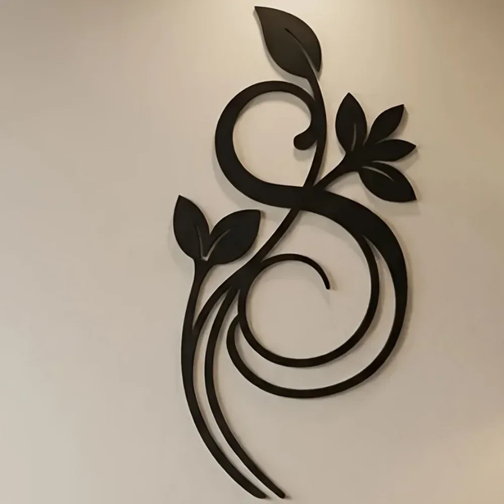 CIFBUY Nature Leaf Branch Outline Wall Art Sign, Rust Proof Hanging Ornament, Perfect Gift for Plant Lovers Home Decor