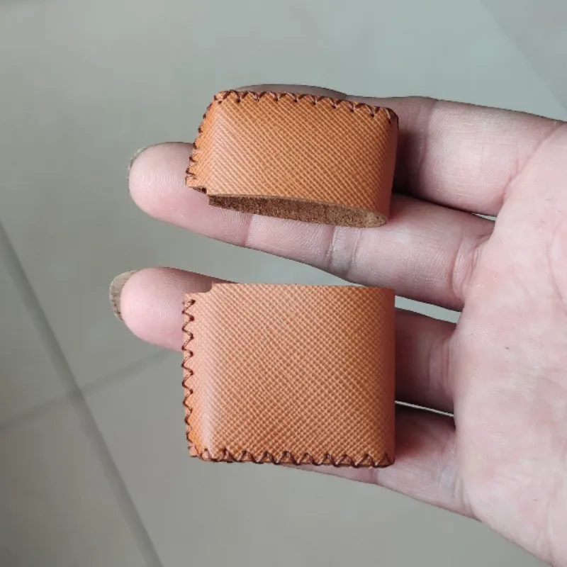 Genuine Leather Lighter Case Cowhide Custom Protective Sleeve Lighter Storage Belt Bag Handmade for Zipp Lighter Case