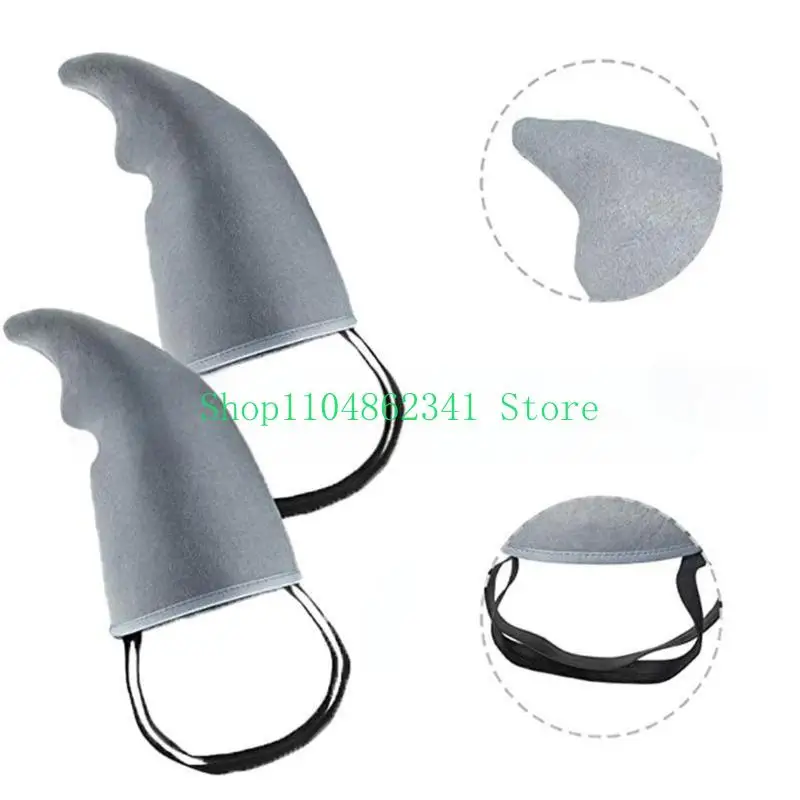 Gemakkelijk te dragen haaienvin rekwisieten voor Halloween Party Home Gathering Cosplay haai accessoire haaienvin kostuum voor kind volwassene