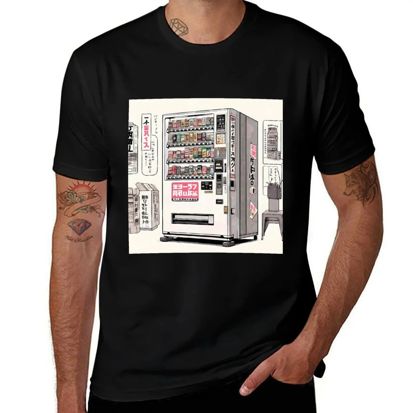 

Japanese Vending Machine T-Shirt T-shirts man custom t-shirts fashion shirts cheap stuff compression shirt men