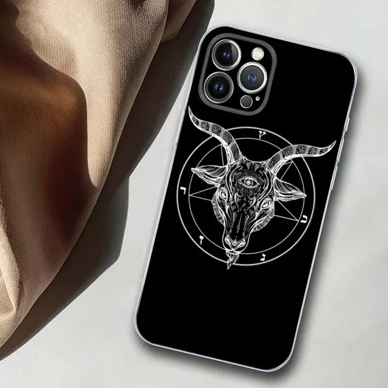 Devil Satan Phone Case Silicone Soft for iphone 14 13 12 11 Pro Mini XS MAX 8 7 6 Plus X XS XR Cover