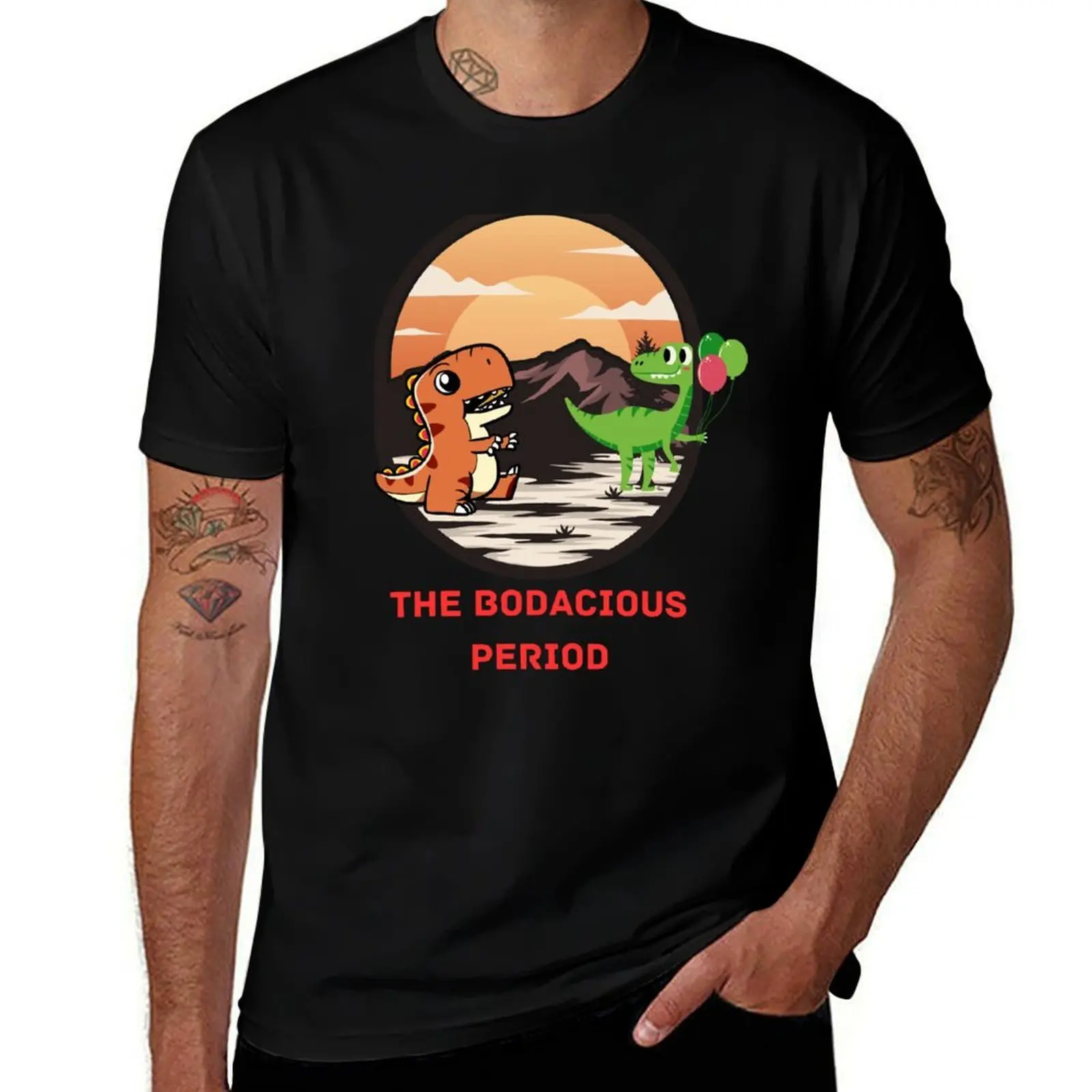 

The Bodacious Period|Dinosaur T-Shirt quick-drying anime clothes graphic t shirt vintage designer t shirt men