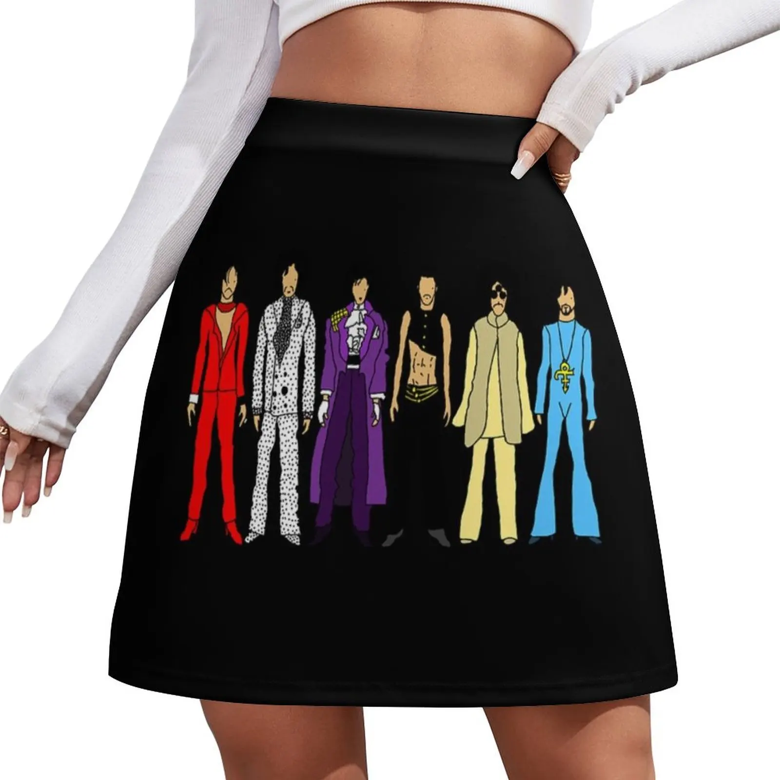 

purple people Mini Skirt kawaii clothes Short skirts skirts for womans Mini Skirt