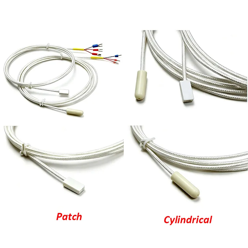 Insulated PT100 Plastic RTD Acid Alkali Resistant High Voltage ABS Probe Cylindrical / Patch For Aquarium Water Heater